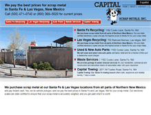 Tablet Screenshot of capitalscrapmetals.com